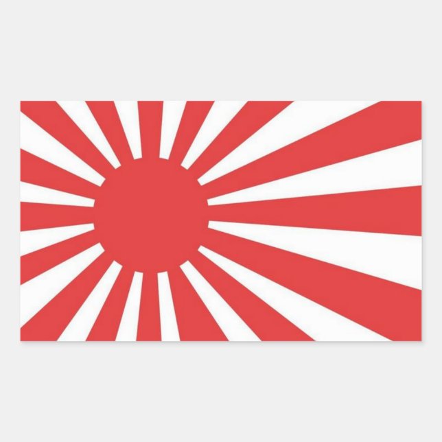 Rising Sun Japanese Flag Stickers (Front)