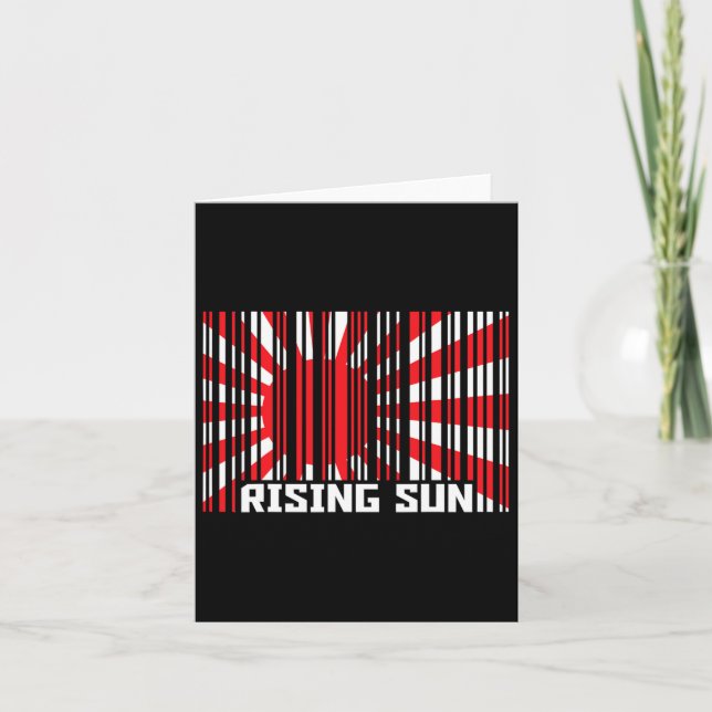 Rising Sun Karate Rcode  Card (Front)