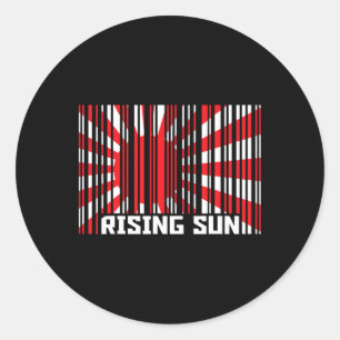 Rising Sun Karate Rcode Classic Round Sticker