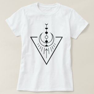 rising sun moon phases T-Shirt