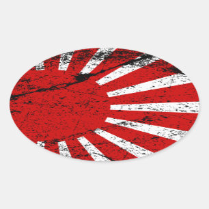 Rising Sun Oval Sticker