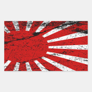 Rising Sun Rectangular Sticker