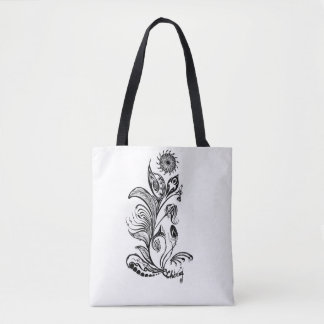 "Rising Sun, Rising Joy Mandala Tote Bag" Bag