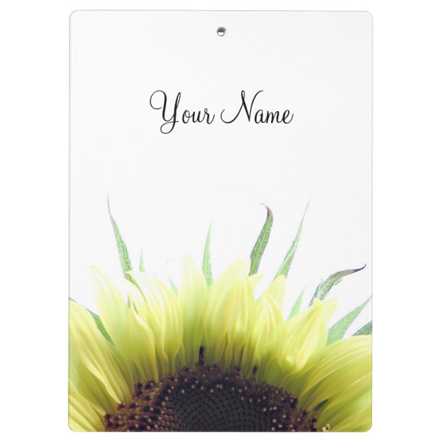 Rising sun sunflower clipboard (Back)