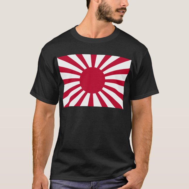 Rising Sun War Flag of the Imperial Japanese Army T-Shirt (Front)