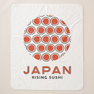 Rising Sushi Sherpa Blanket