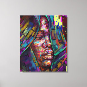 Rising the fear canvas print