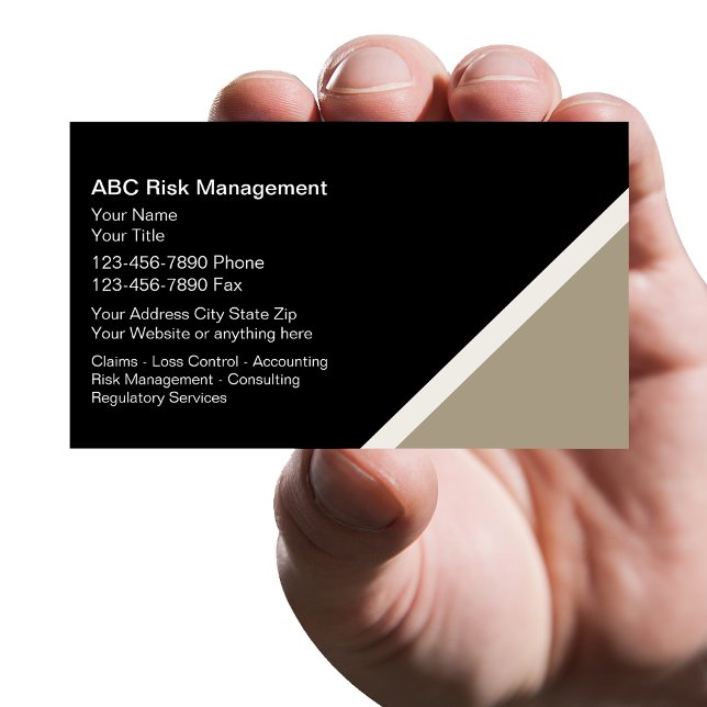 Risk Management Business Cards (Creator Uploaded)