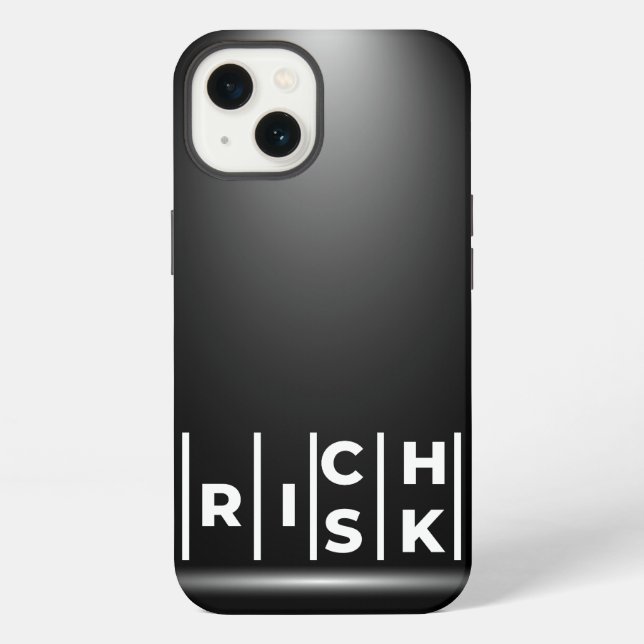 Risk to be Rich iPhone Case (Back)