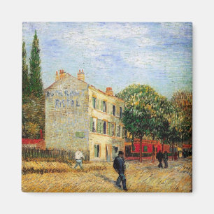 Rispal Restaurant at Asnieres by Vincent van Gogh Magnet