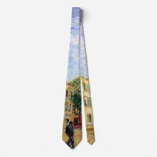 Rispal Restaurant at Asnieres by Vincent van Gogh Tie