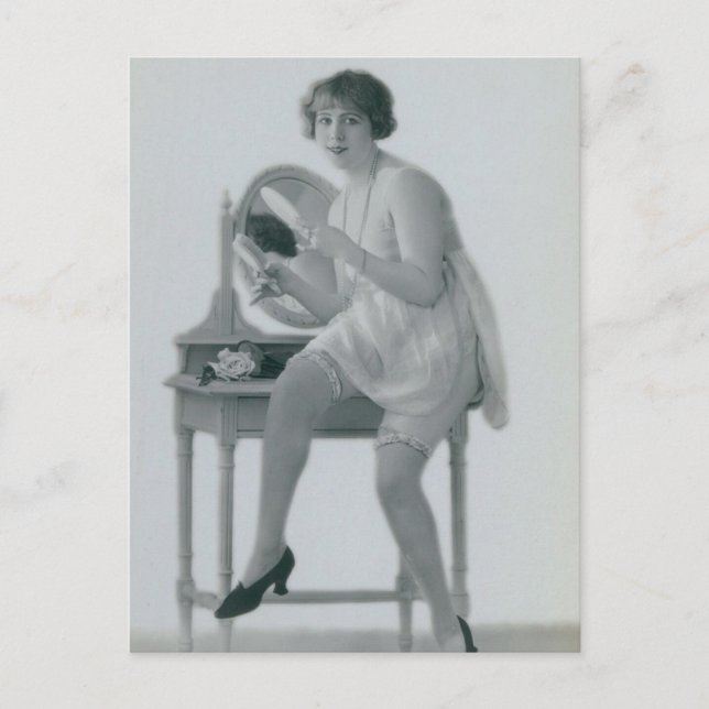 Risque french photo postcard (Front)