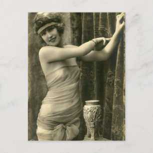 Risque french photo postcard