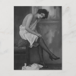 Risque french photo postcard