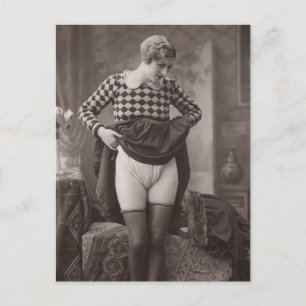 Risque french photo postcard