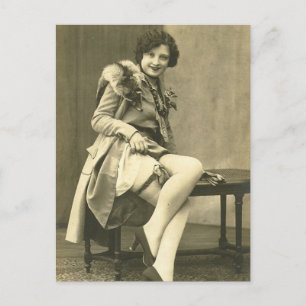 Risque french photo postcard