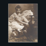 Risque vintage French photo postcard<br><div class="desc">Classic vintage pin ups</div>