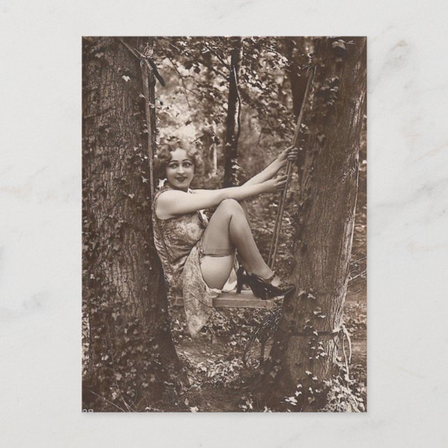 Risqué Vintage  photo Postcard (Front)