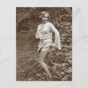 Risqué Vintage photo Postcard