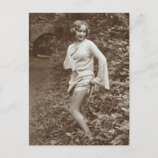 Risqué Vintage photo Postcard