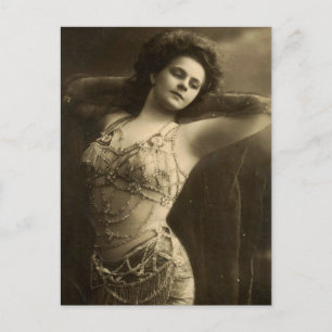 Risqué Vintage photo Postcard