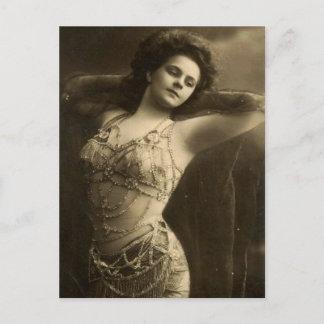 Risqué Vintage photo Postcard