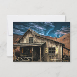 Ristic Rural Mountain Home Thank You Card