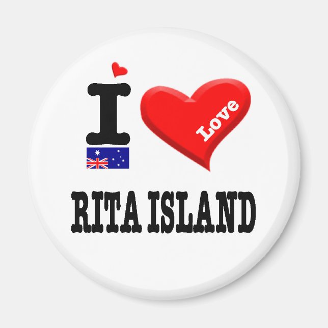 RITA ISLAND - I Love Magnet (Front)