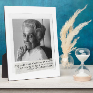 Rita Levi-Montalcini Quote Women in Science Plaque