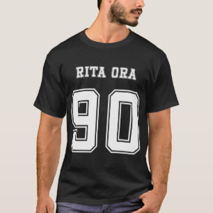 Rita Ora, 90 Jersey (White) T-Shirt