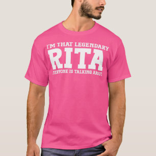 Rita Personal Name Women Girl Funny Rita  T-Shirt