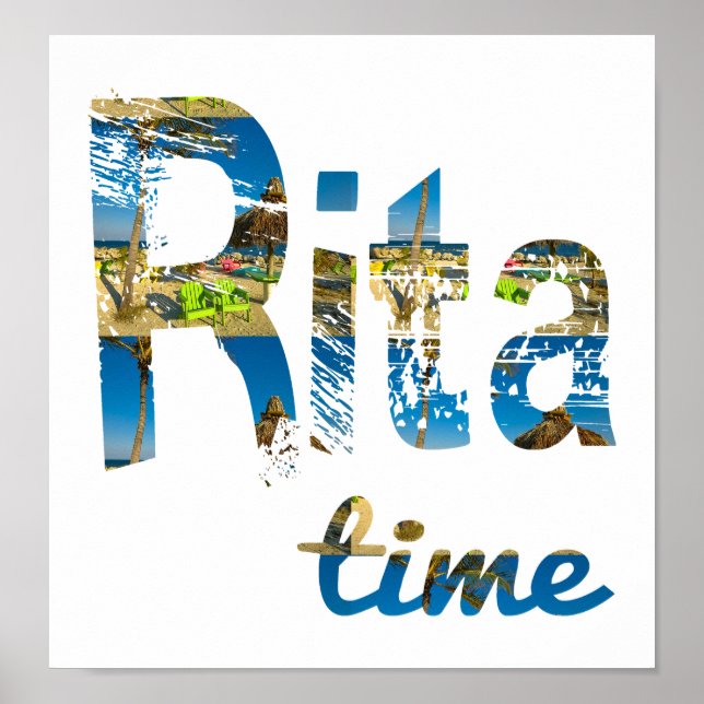 Rita Time Beach Poster (Front)