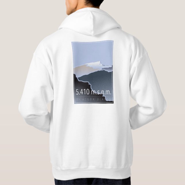 Ritacuba Blanco Mountain, Colombia Hoodie (Back)