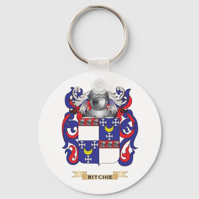 Ritchie Coat of Arms (Family Crest) Key Ring (Front)
