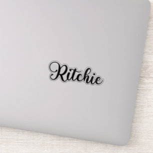 Ritchie Name - Handwritten Calligraphy