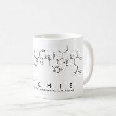 Ritchie peptide name mug (Front Right)
