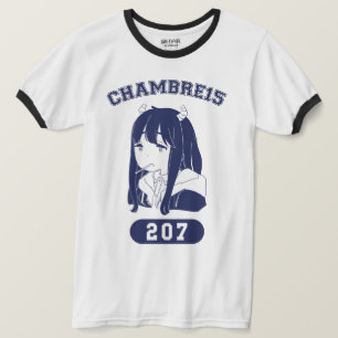 Rito college design ringer T-Shirt