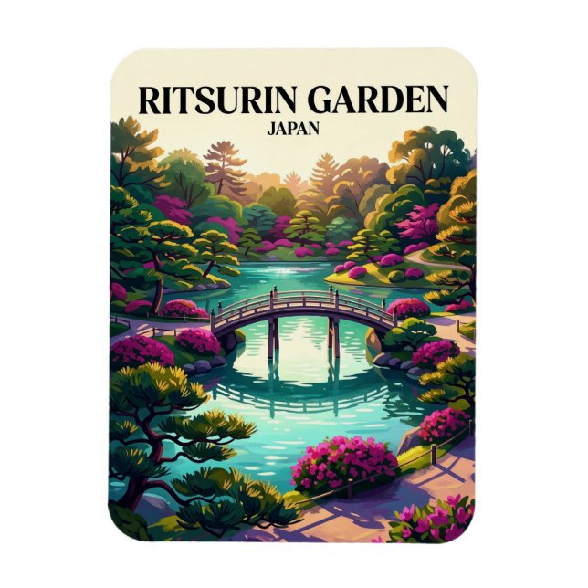 Ritsurin Garden Japan Magnet (Vertical)
