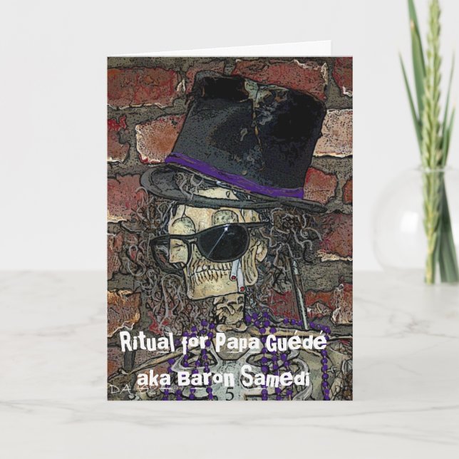 Ritual for Papa Guede aka Baron Samedi Card (Front)