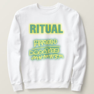 Ritual graffiti glow sweatshirt