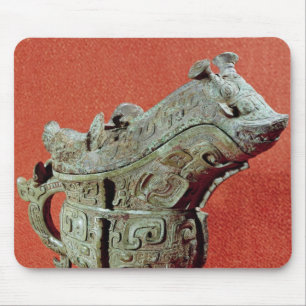 Ritual 'kuang' wine mixer in the shape of mouse mat