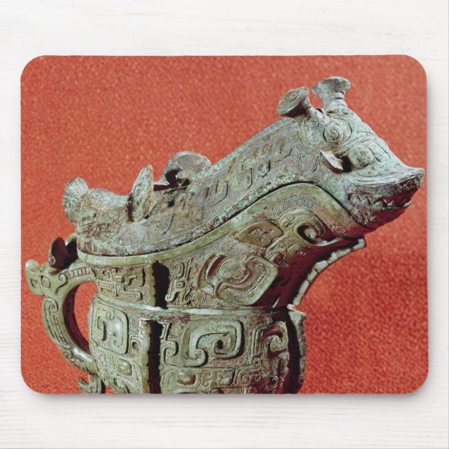 Ritual 'kuang' wine mixer in the shape of mouse mat (Front)