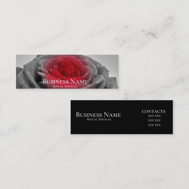 Ritual services mini business card (Front/Back)