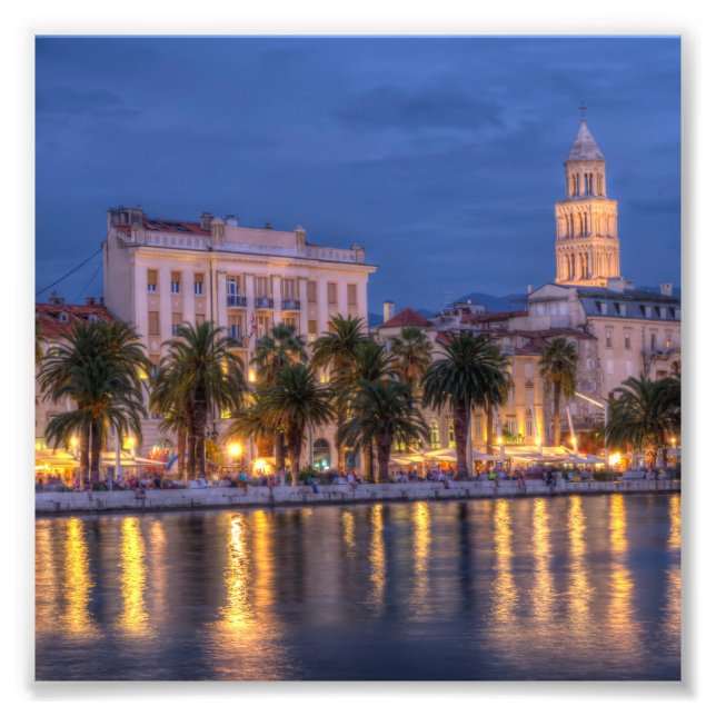 Riva waterfront, Split, Croatia Photo Print (Front)