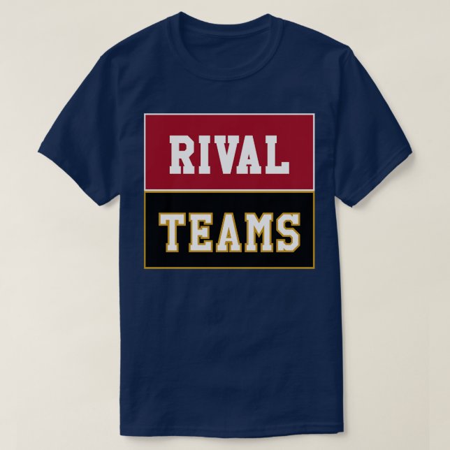 Rival Teams Arkansas vs Missouri TShirt (Design Front)