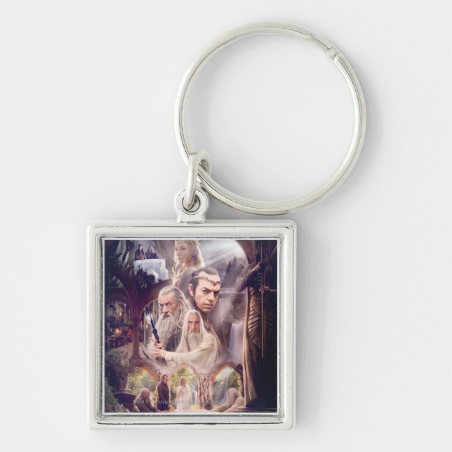 Rivendell Character Collage Key Ring (Front)