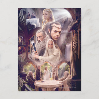 Rivendell Character Collage Postcard