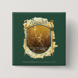 Rivendell Graphic 15 Cm Square Badge