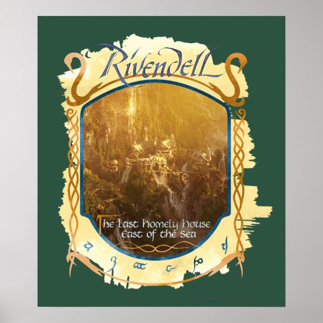 Rivendell Graphic Poster (Front)