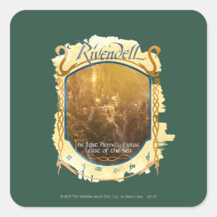 Rivendell Graphic Square Sticker